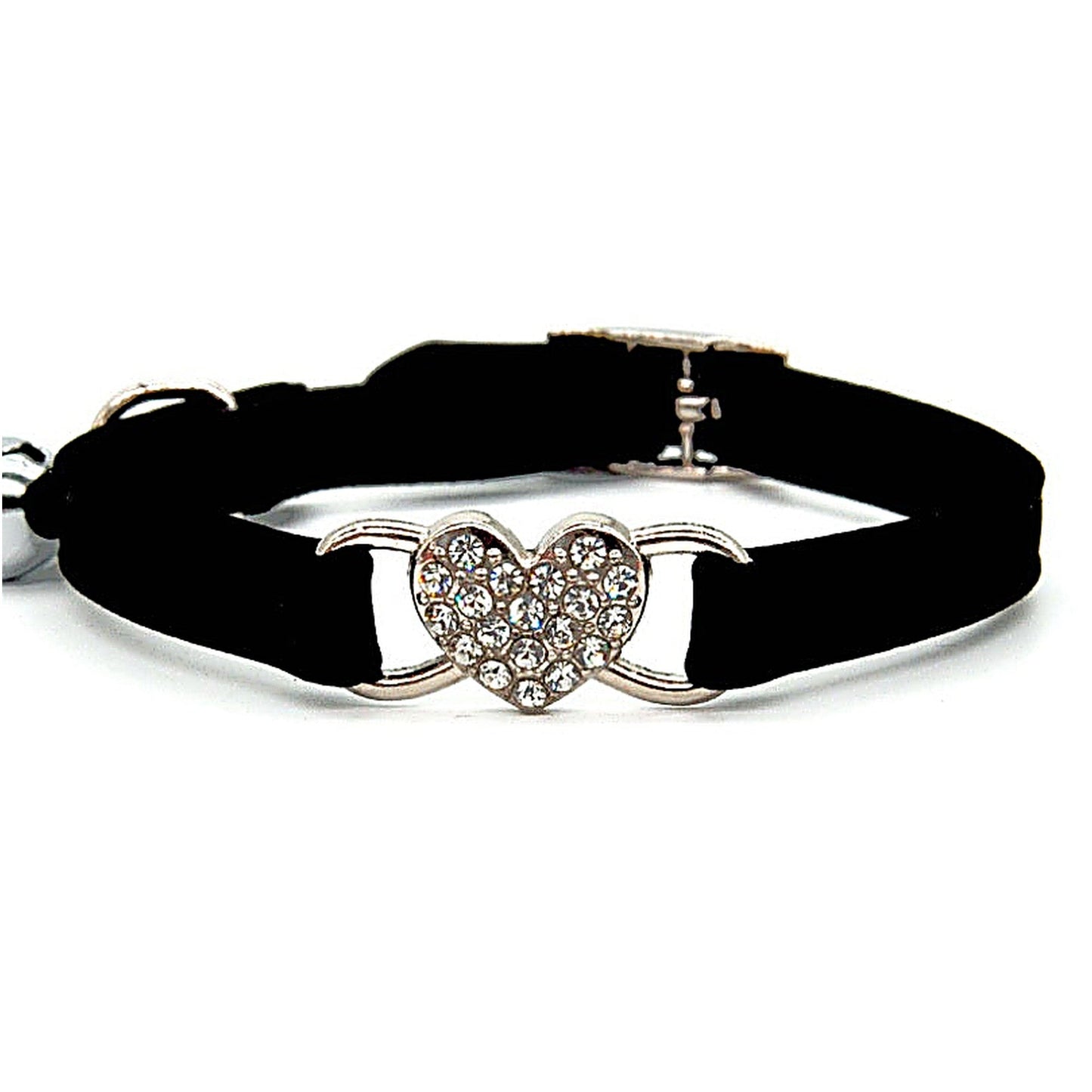 Cotton Cat Collar with Heart Pattern and Bell in Multiple Colors