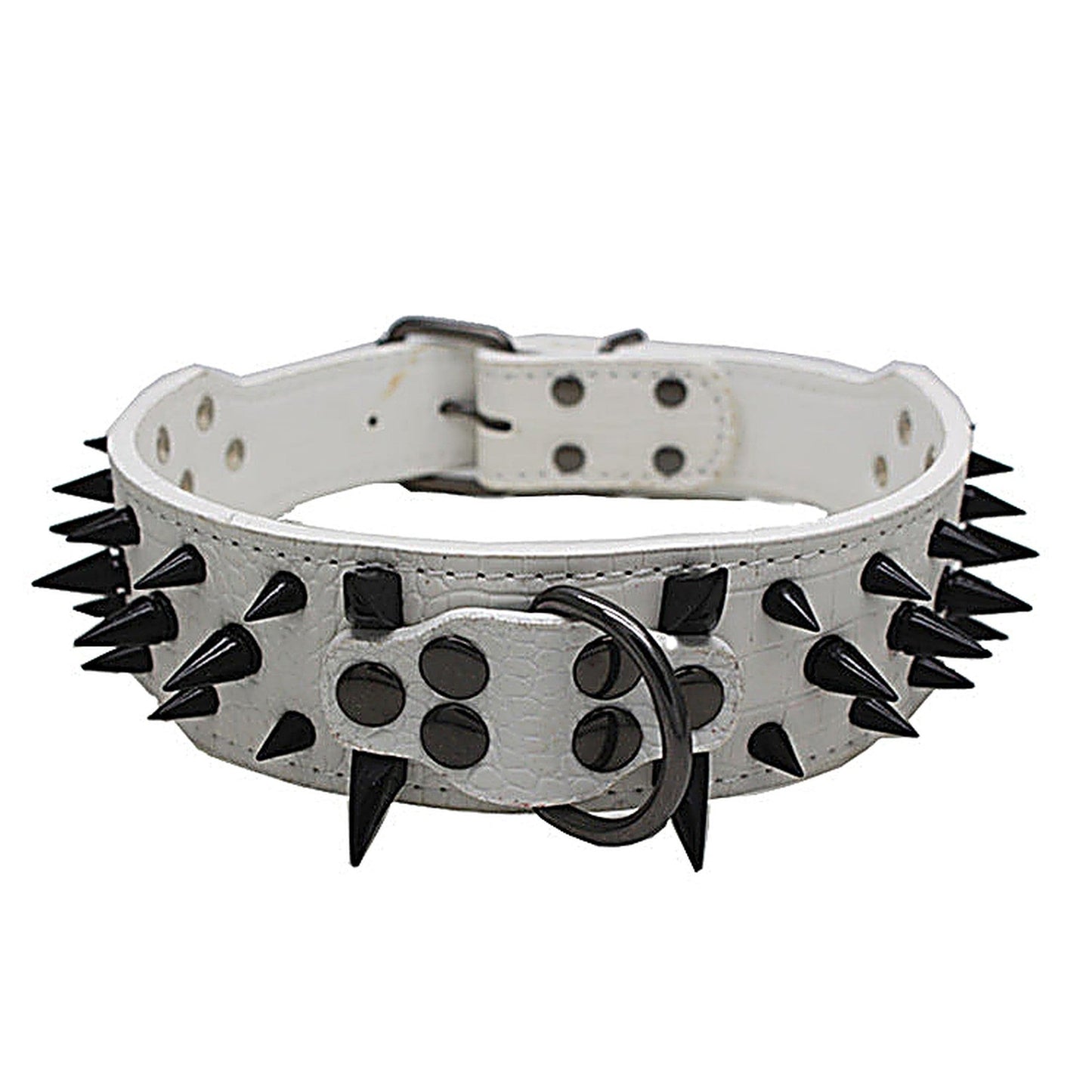 Explosion Proof Rivet Bite Resistant Large Dog Collar