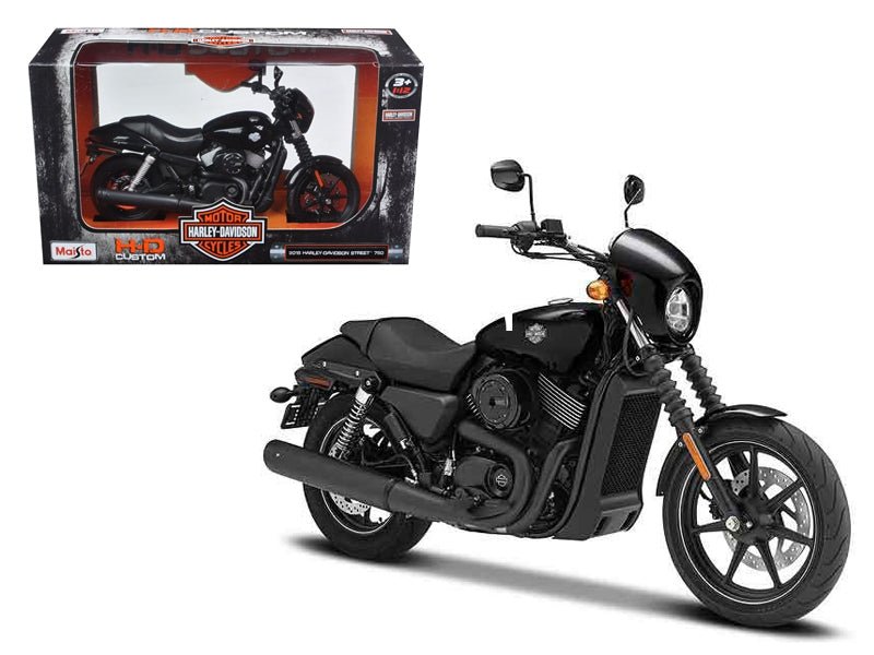 2015 Harley Davidson Street 750 Motorcycle Model 1/12 by Maisto - Asmota