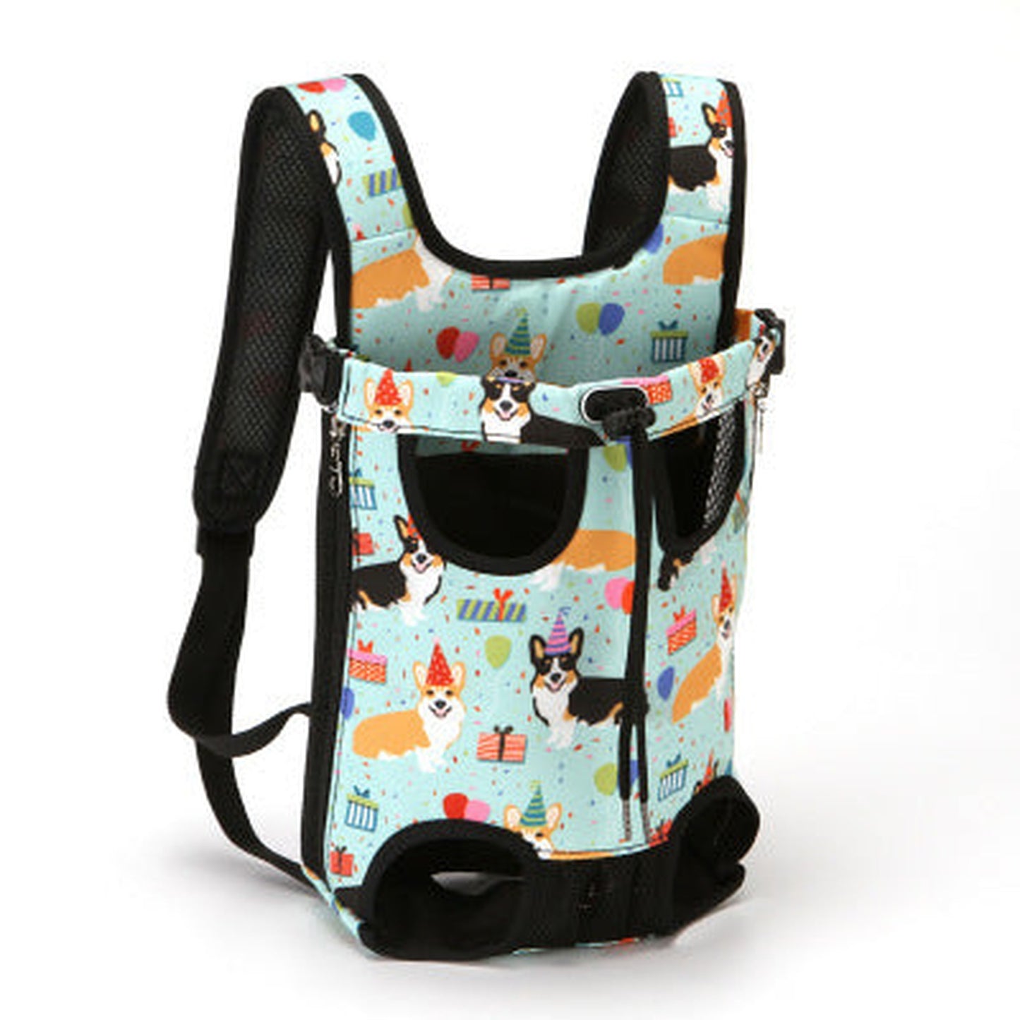 Adjustable Fabric Dog Chest Carrier Bag in Multiple Colors
