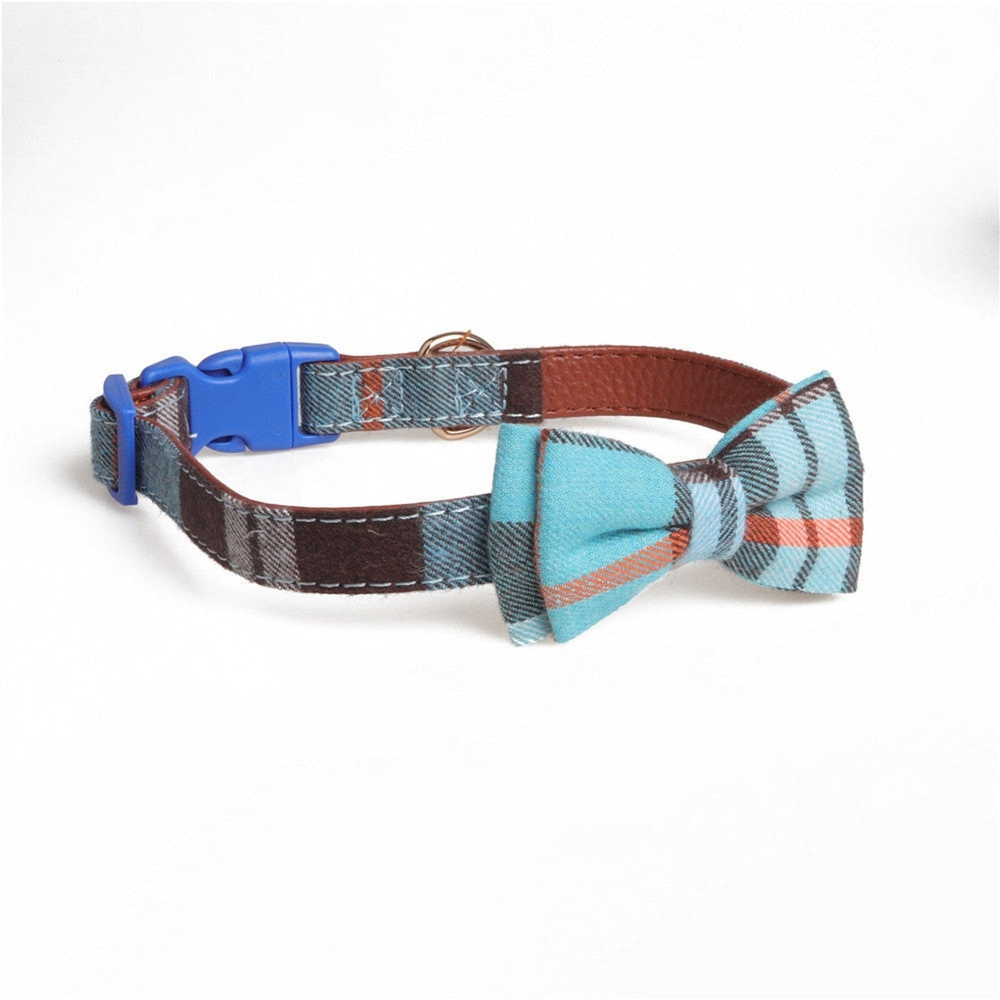Bowknot Fabric Dog Traction Collar in Multiple Colors