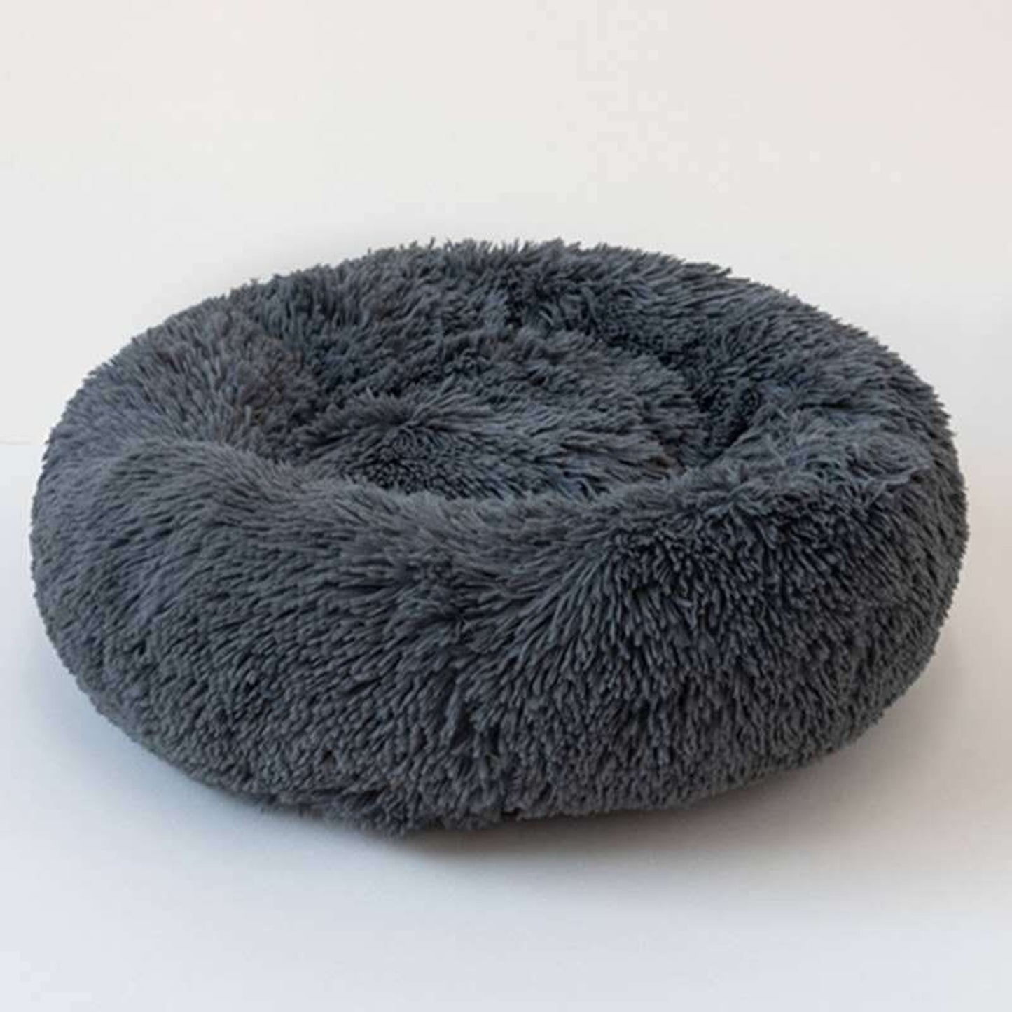 Waterproof Thick Plush Round Dog Kennel Bed in Multiple Colors & Sizes