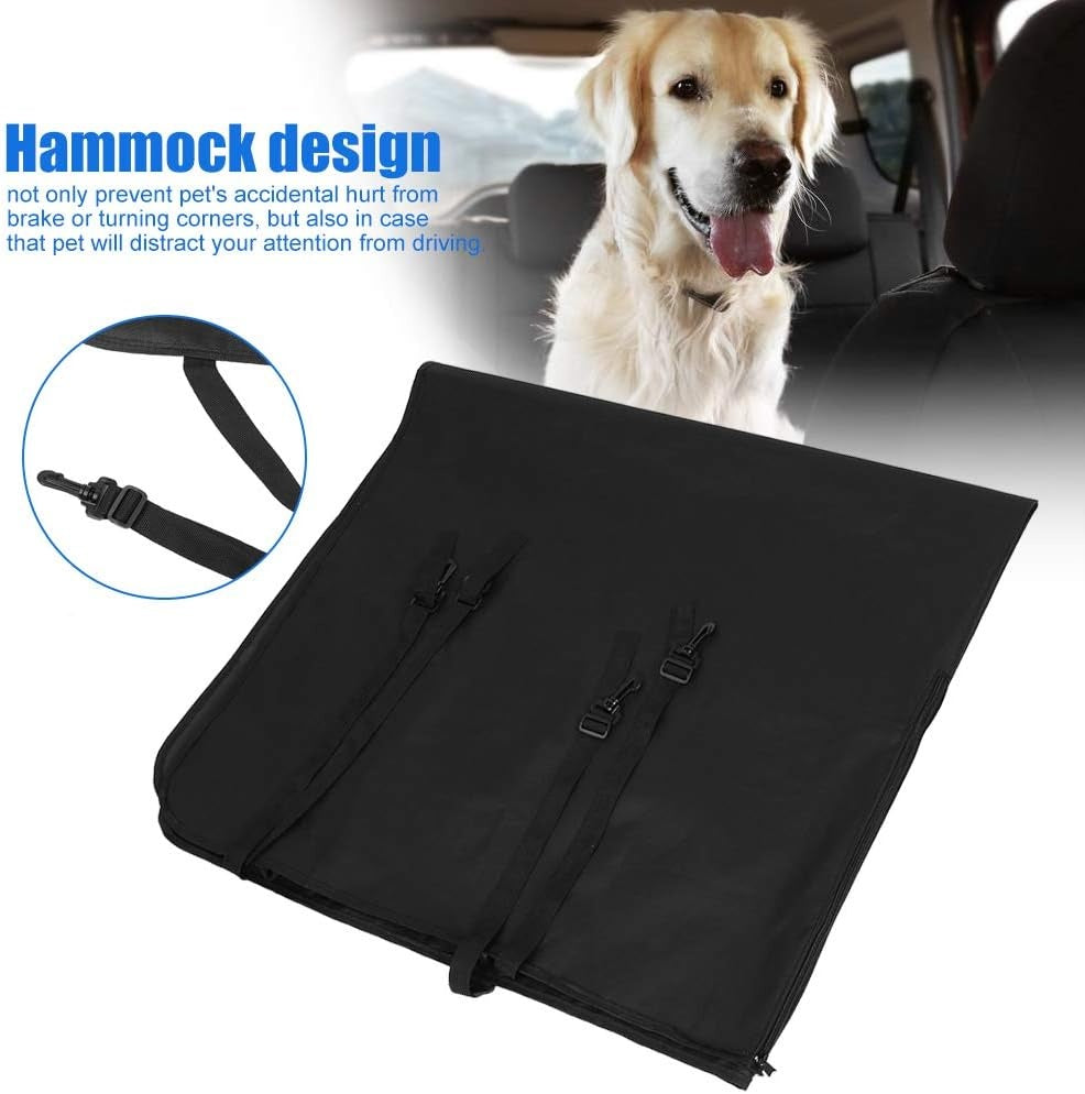 Extra Large Car Cushion, Portable Protective Pad With 4 Handles, Foldable Travel Gadget, Interior Dirt-resistant Mat, Waterproof, Universal For Dogs In The Back Seat.
