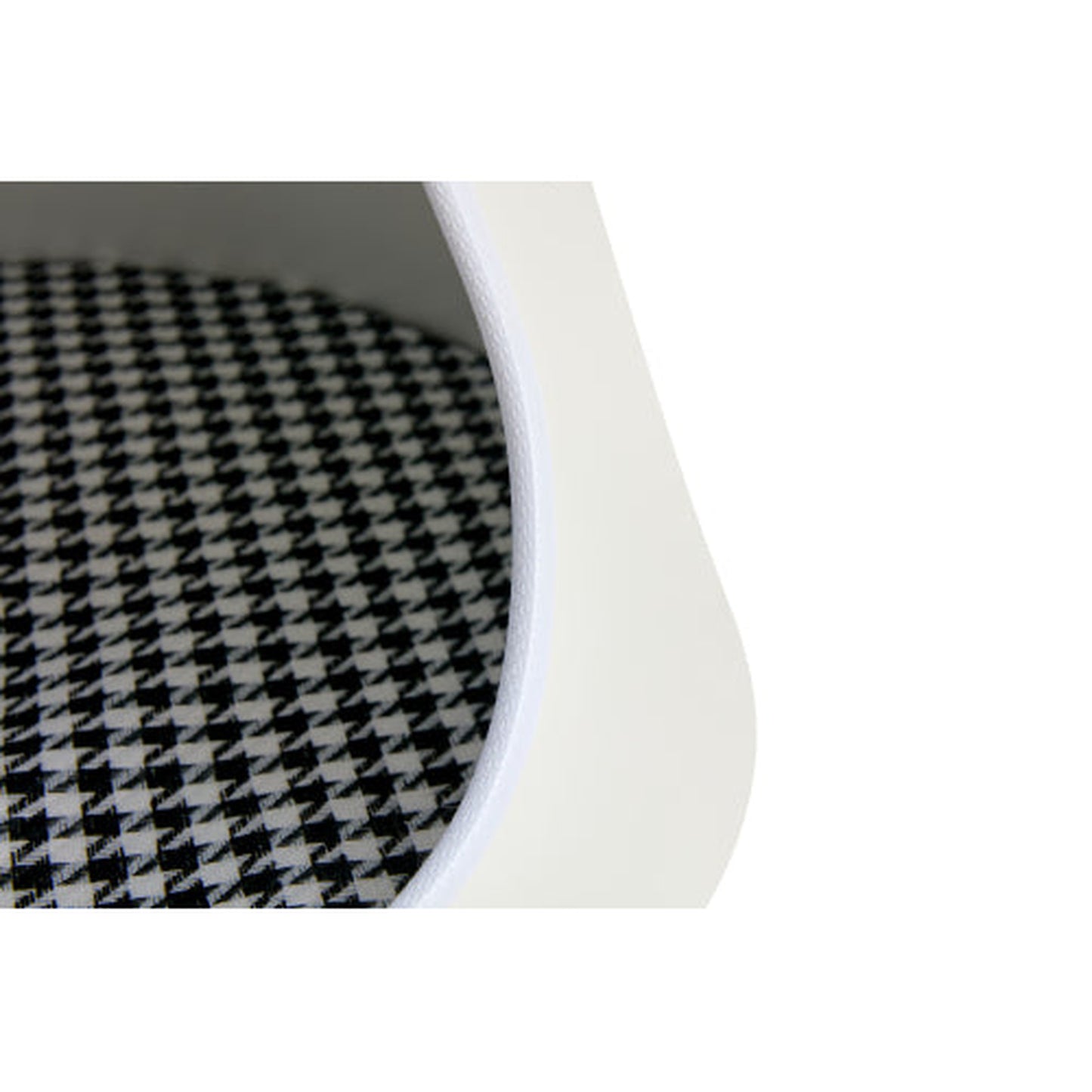 Set of 2 Cat Beds with White Marble Top and Steel Base