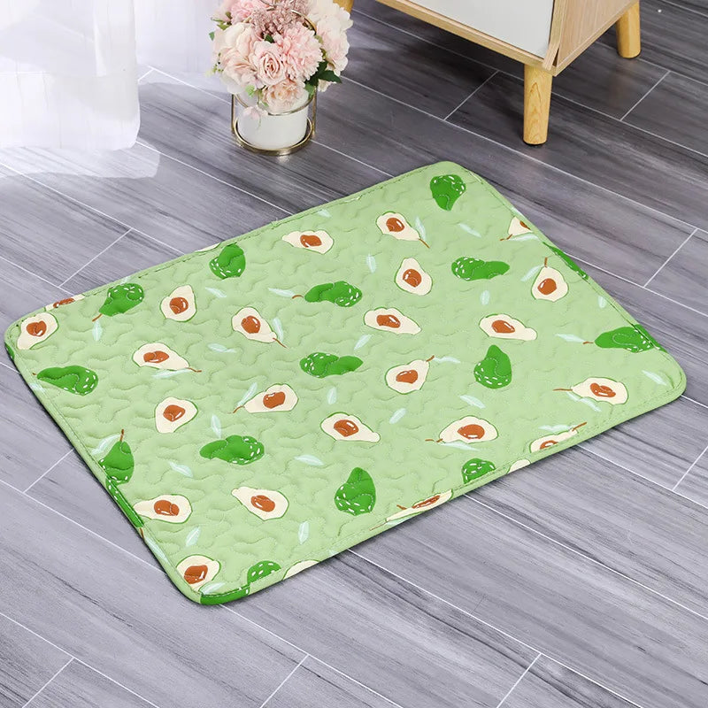 Washable Pet Pee Pad Pet Diaper Mat Reusable Mats for Dogs Dog Bed Urine Washable Dog Training Pad Four Seasons Pet Mat Urine