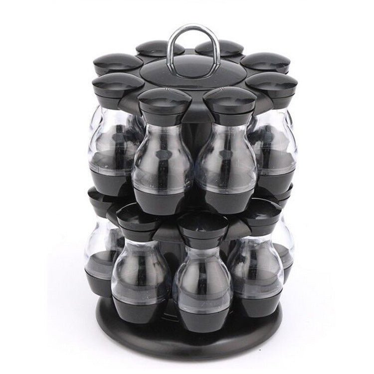 Double - layer Rotating Spice Rack For Household Kitchen - Asmota