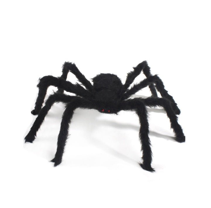 Halloween Ghost Festival Supplies Bar Decoration Props Plush Spider Haunted House Prop Indoor Outdoor Giant Decor - Asmota