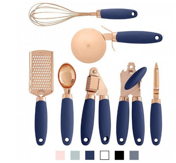 Kitchen Household Peeler Gadget Copper Plating Set - Asmota