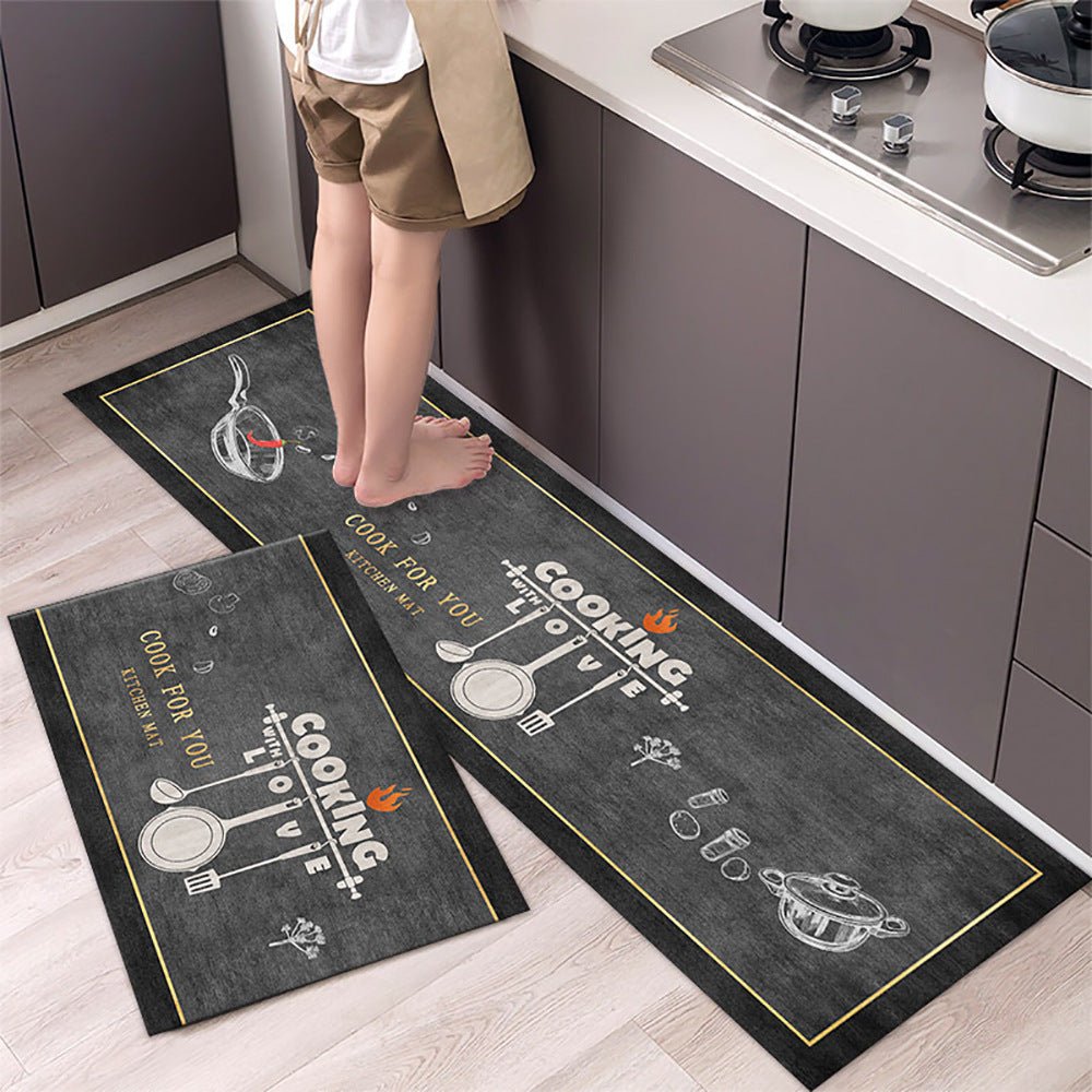 Kitchen Mat Long Floor Mat Carpet Bedside Carpet - Asmota