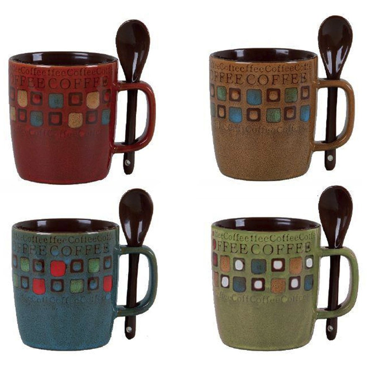Mr. Coffee Cafe Americano 13oz Mug Set - Asmota