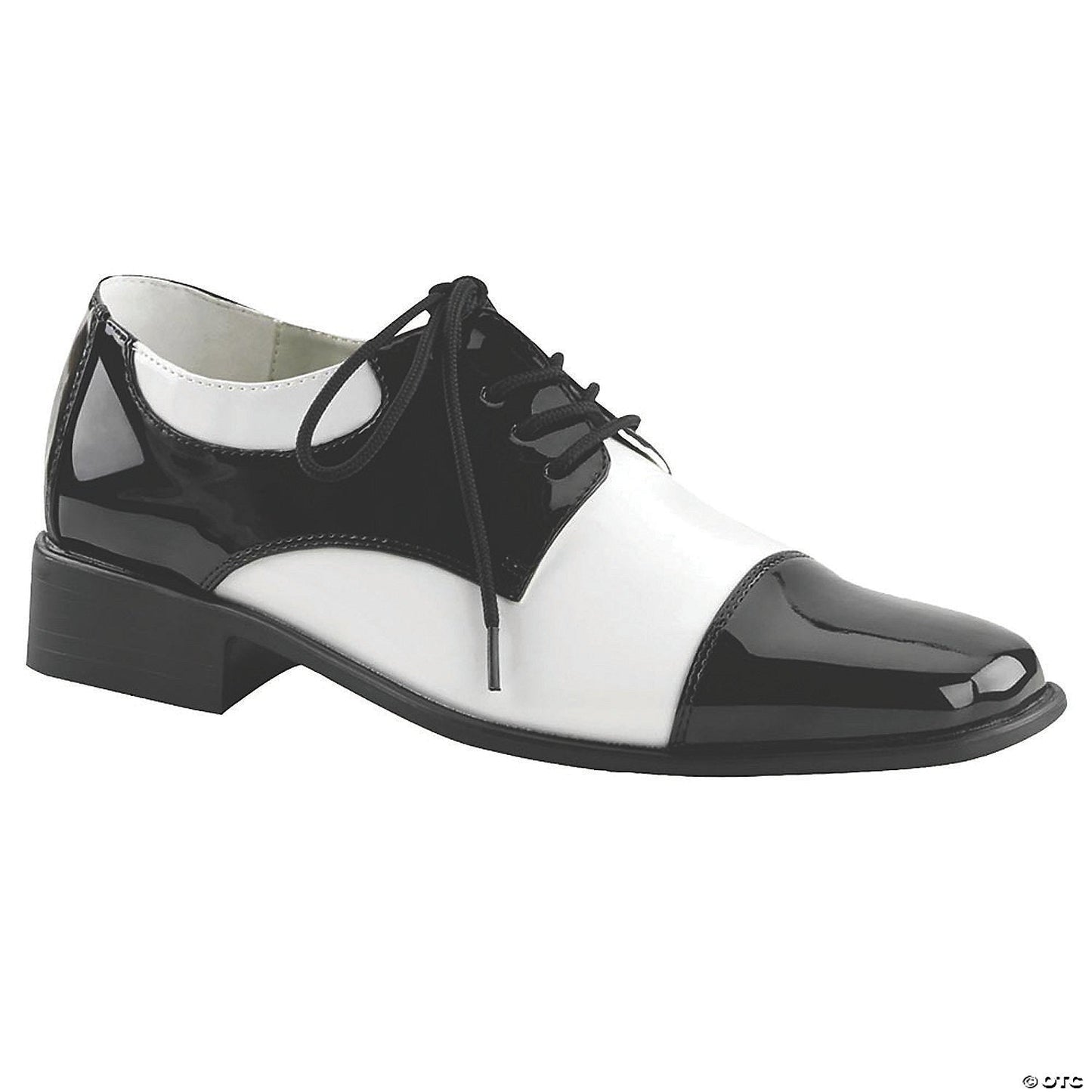 Shoe oxford bk and wt men lg - Asmota