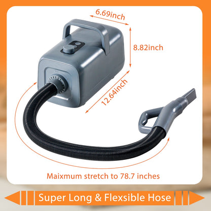 1550W High Velocity Pet Blow Dryer With Heater For Grooming, Speed Temperature Adjustable Dog Blower Grooming Dryer With 4 Nozzles