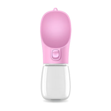 Portable Food Grade Plastic Dog Water Bottle with Drinking Cup
