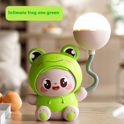 Cartoon Cute Pet Table Lamp Folding USB Charging Bedroom Bedside Lamp