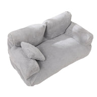 Warm Plush Fabric Dog Sofa Nest Bed with Cushion