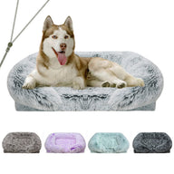 Removable Washable Cloth Dog House Bed in Gradient Colors