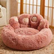 Fleece Lined Sofa Mattress Dog Bed for Medium to Large Dogs