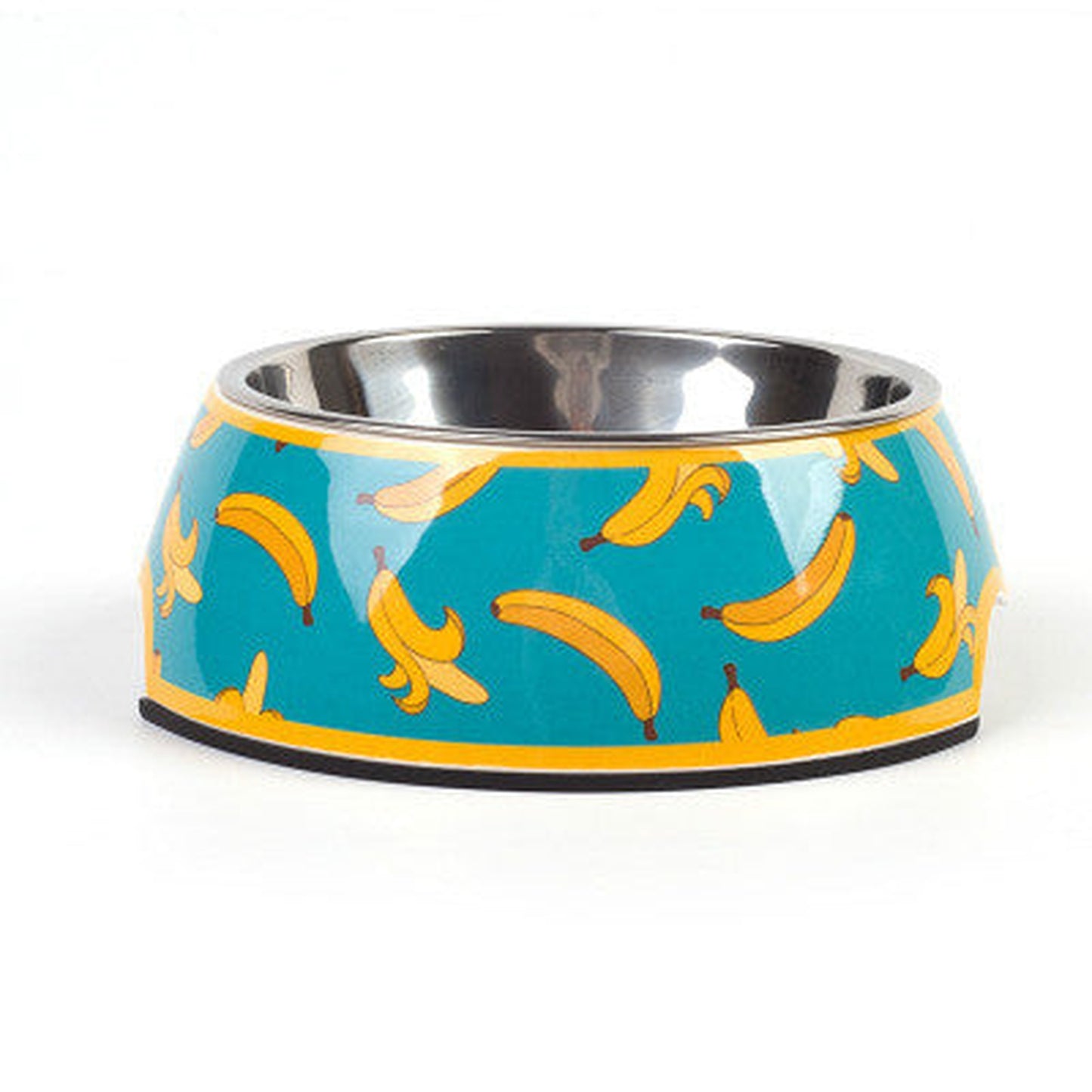 Stainless Steel Dog Bowl in Banana, Blue Cat, Catton & Ice Cream Colors