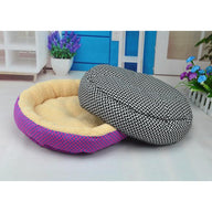 Corrugated Canvas L-Shaped Cat Kennel Bed with Cushion