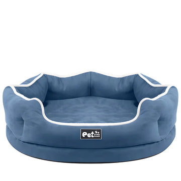 Removable Fabric Dog Bed Mattress in Blue, Grey, or Pink