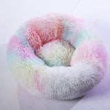 Plush Round Dog Nest Bed in Multiple Colors and Sizes