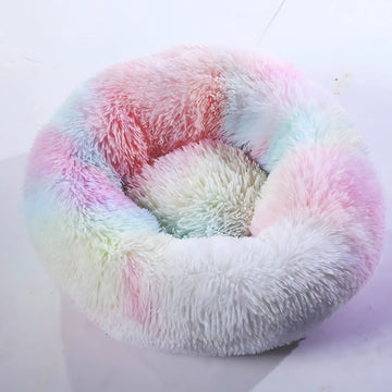 Plush Fabric Nest Bed for Dogs and Cats, Multiple Sizes & Colors