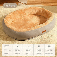 Removable Washable Cotton Dog Bed in Multiple Colors & Sizes