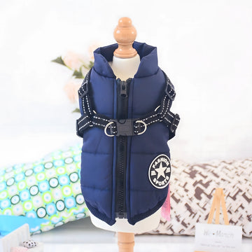 Waterproof Hooded Winter Jacket for Small Dogs