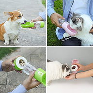 Silicone Multifunctional Dog Bowl with Color Set Options