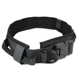 Adjustable Nylon Dog Collar in Army Green, Black & Yellow
