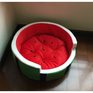 Four Seasons Watermelon Fabric Dog Litter Box Bed Nest