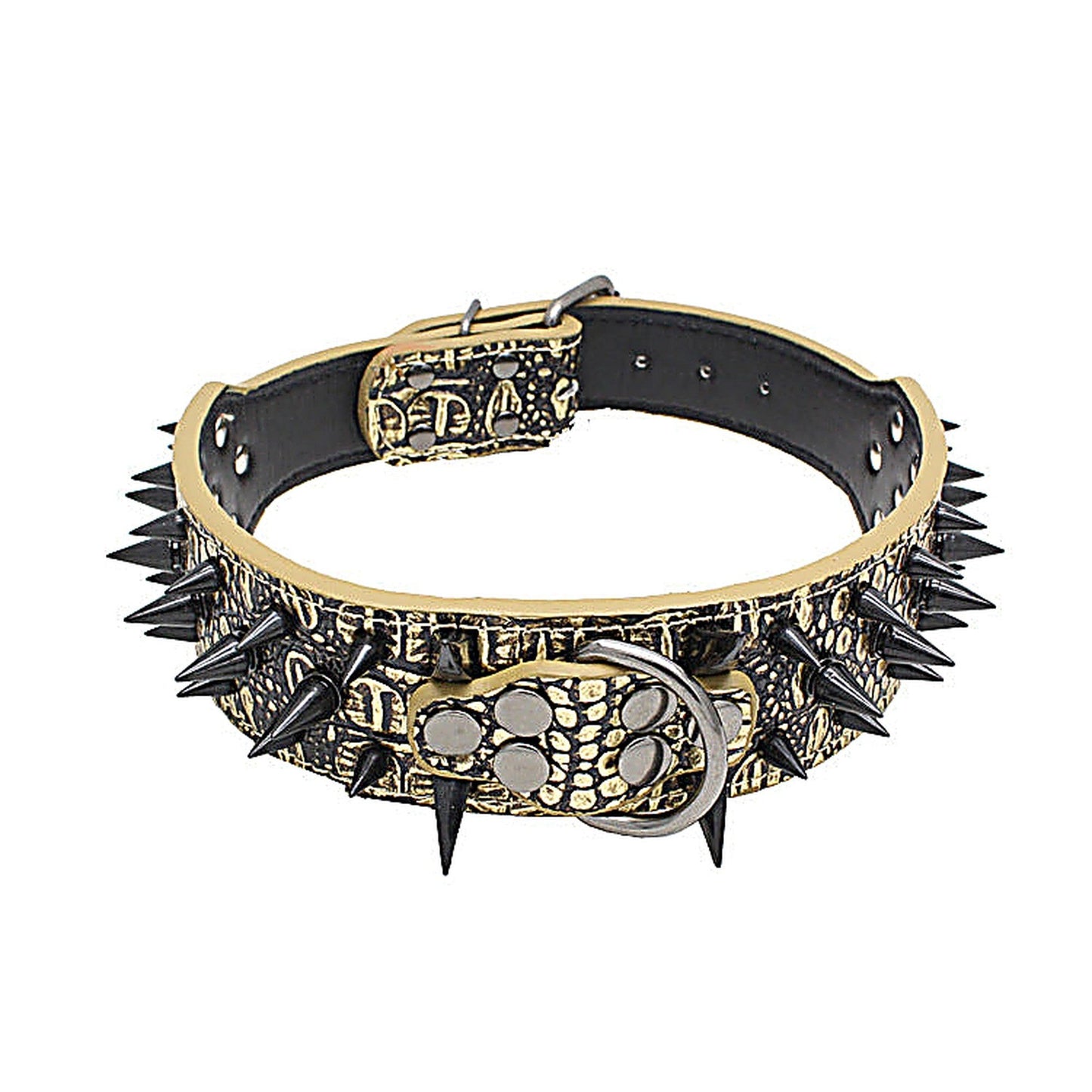 Explosion Proof Rivet Bite Resistant Large Dog Collar