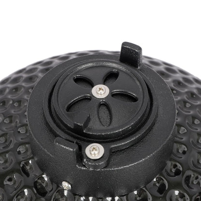 13in Round Ceramic Charcoal Grill Black - Asmota