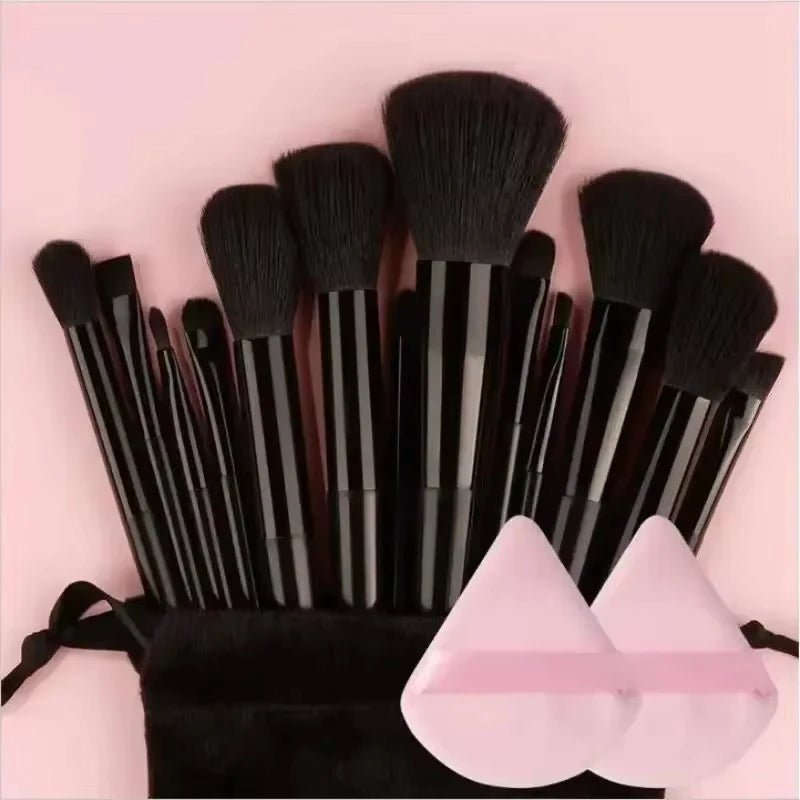 13pcs Makeup Brush Brushes Set Cosmetic Makeup Sponge Makeup Brush Beauty Tool Eyeshadow Blush Professional Brush Set - Asmota