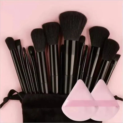 13pcs Makeup Brush Brushes Set Cosmetic Makeup Sponge Makeup Brush Beauty Tool Eyeshadow Blush Professional Brush Set - Asmota