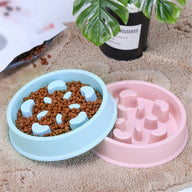 Slow Feeding Silicone Puzzle Feeder Bowl for Dogs