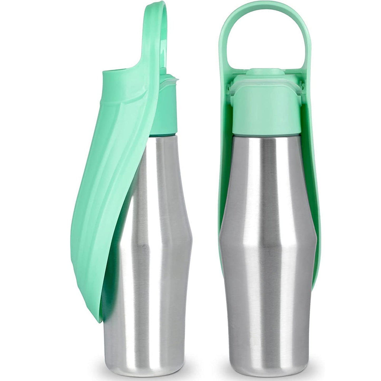 Portable Silicone Leaf-Design Dog Water Bowl Dispenser