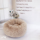 Plush Round Dog Nest Bed in Multiple Colors and Sizes