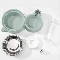 Colorful Lightweight Dog Feeding Bowl with Stainless Steel Insert