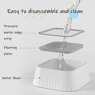 Splash-Resistant Floating Plastic Dog Water Bowl