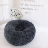 Plush Round Dog Nest Bed in Multiple Colors and Sizes