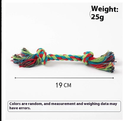 Dog toy bite-resistant puppy toy cotton rope