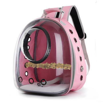 Breathable Nylon Mesh Parrot Backpack Carrier for Birds