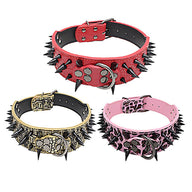 Explosion Proof Rivet Bite Resistant Large Dog Collar