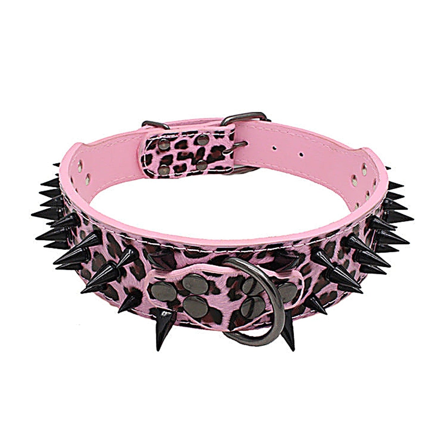 Explosion Proof Rivet Bite Resistant Large Dog Collar