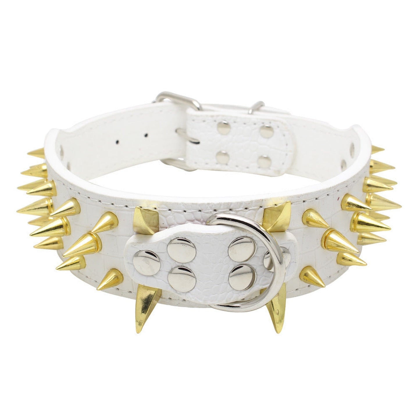 Explosion Proof Rivet Bite Resistant Large Dog Collar