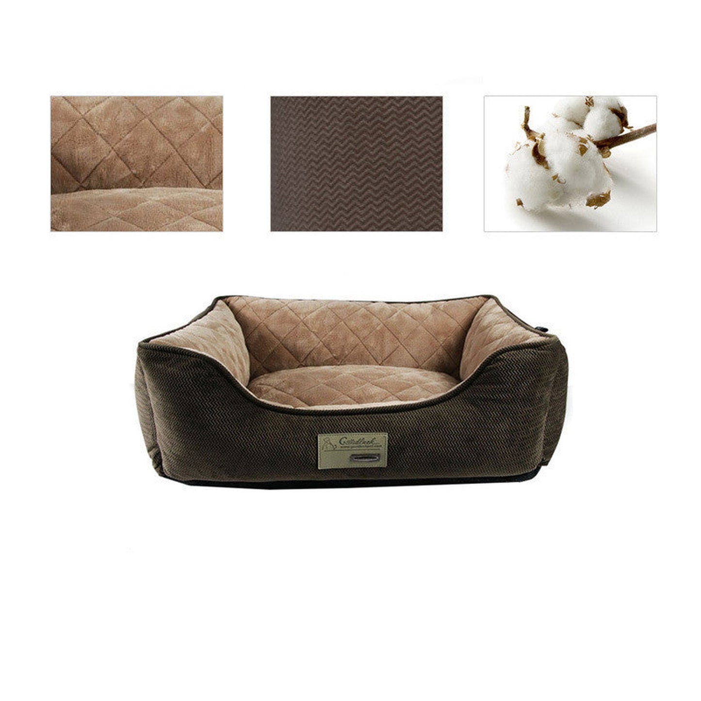 Removable Washable Fabric Dog Bed Mat for Golden Retriever Medium-Large