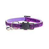 Adjustable Fabric Cat Collar with Bell 21-34cm