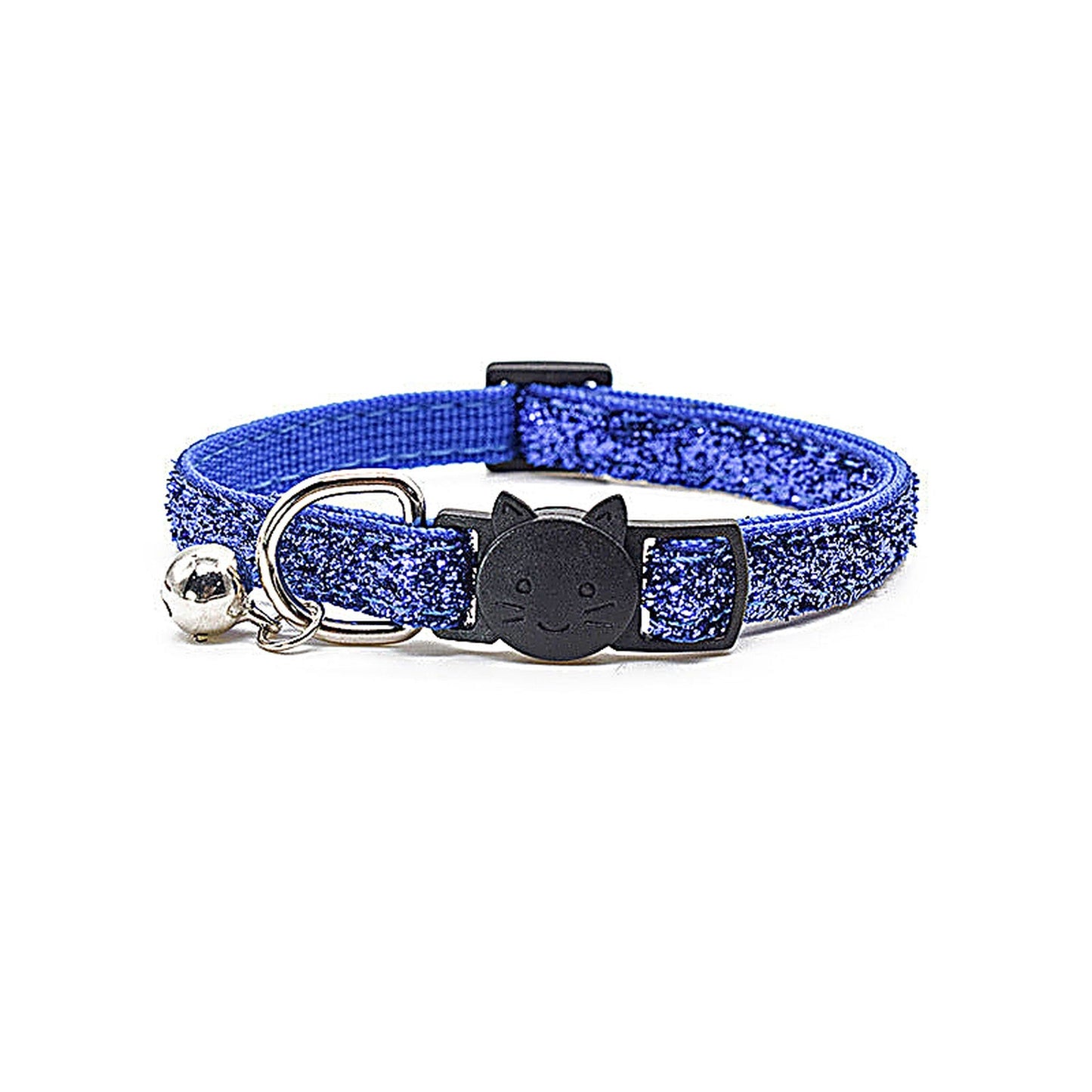Adjustable Fabric Cat Collar with Bell 21-34cm