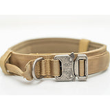 Nylon Dog Collar with Neoprene Padding for Medium & Large Dogs